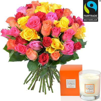 offrez une bougie parfumée de 190g Bougie parfumée 190g