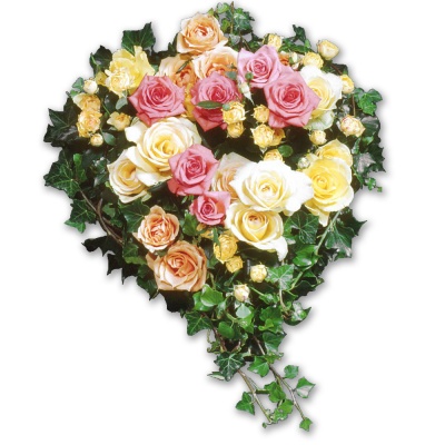 Commandez un Coussin Coeur de roses Coussin de roses Coeur de roses
