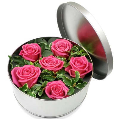 Envoyez une Boîte de fleurs Jardin Framboise Boîte de fleurs Jardin Framboise