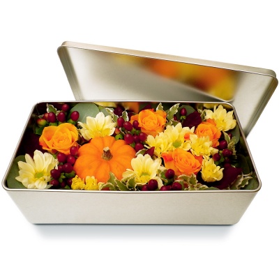 Commandez une Boîte de fleurs Meli d'automne Boîte de fleurs Meli d'automne