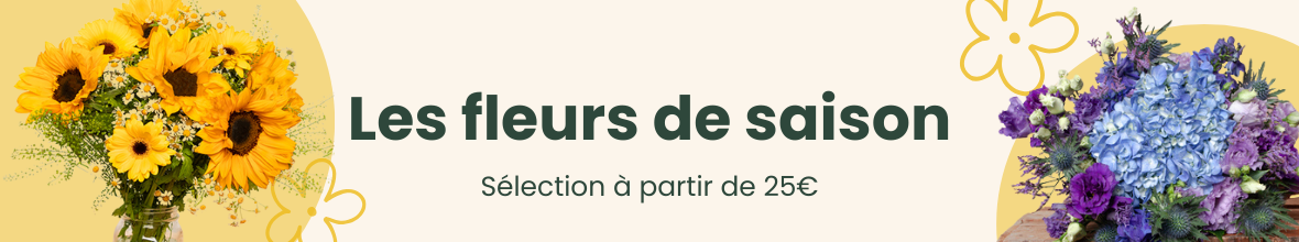 Nos fleurs de saison sont là !