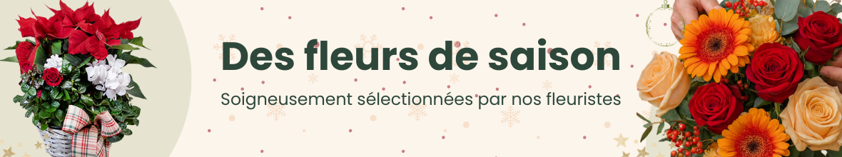 Nos fleurs de saison sont là !