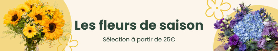 Nos fleurs de saison sont là !