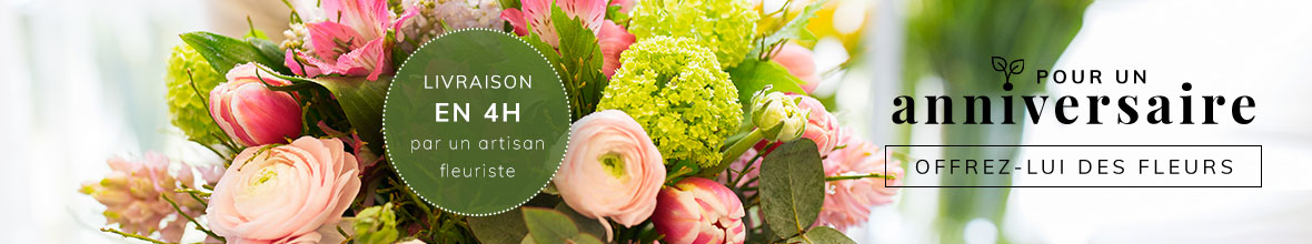 Offrez un beau bouquet à vos proches pour leur anniversaire !