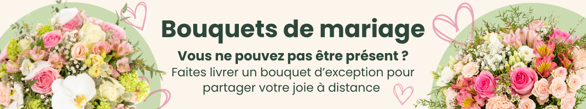 Nos bouquets à offrir pour un mariage