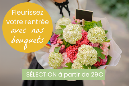 Fleurissez votre rentrée avec nos bouquets !