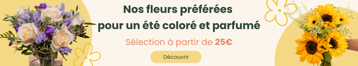 Nos fleurs pour l'été