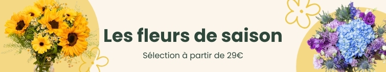 Nos fleurs de saison sont là !
