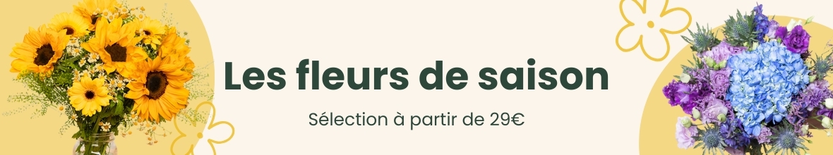 Nos fleurs de saison sont là !