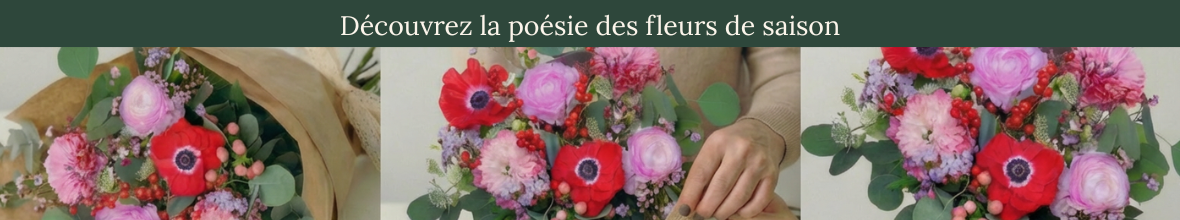 Nos fleurs de saison sont là !