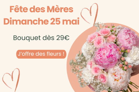 Envoyez des fleurs pour la fête des Mères