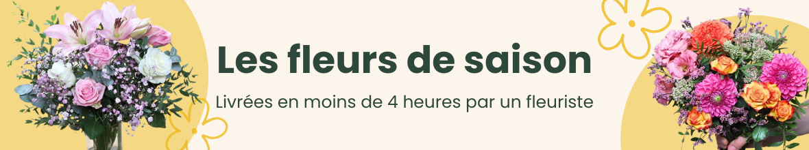 Nos fleurs de saison sont là !