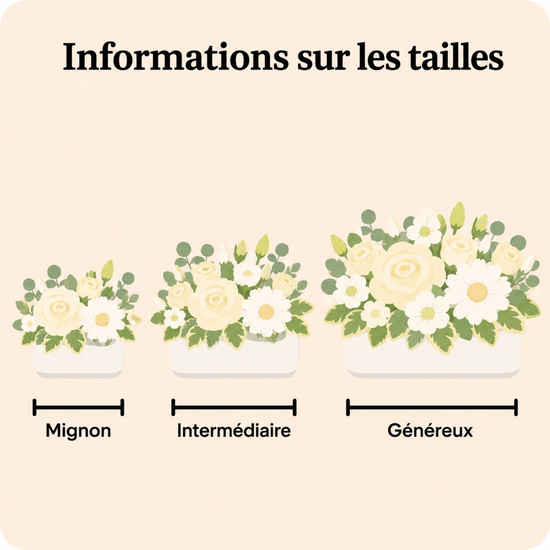 Arrangement floral pour deuil Opaline