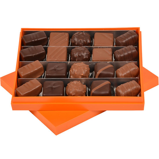Boîte de chocolats pralinés