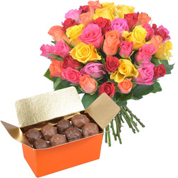 Fleurs Chocolats Livraison Bouquet De Chocolats 123fleurs