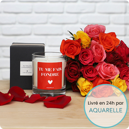 Déclaration Parfumée & Roses Arlequin