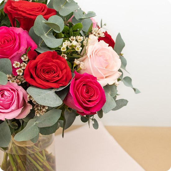 Bouquet La Vie en Rose - Livraison de fleurs
