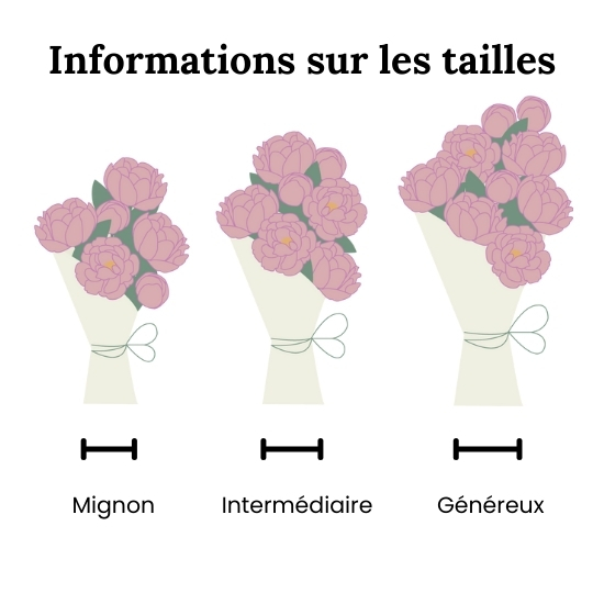 Bouquet Amour de Pivoines - Livraison express avec 123fleurs