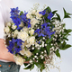 Bouquet avec fleurs bleues Azur