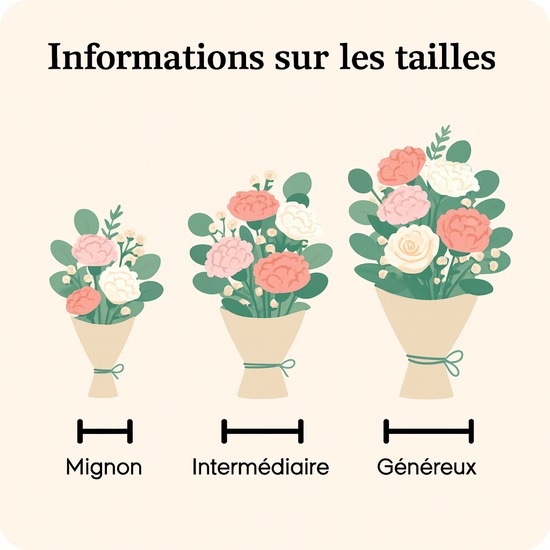 Bouquet Belle journée livré en moins de 4h par un fleuriste