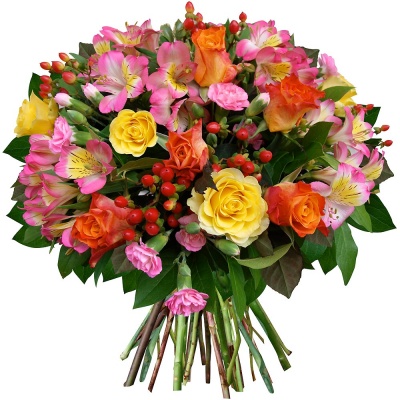 Envoyez le Bouquet Bigarré tendre