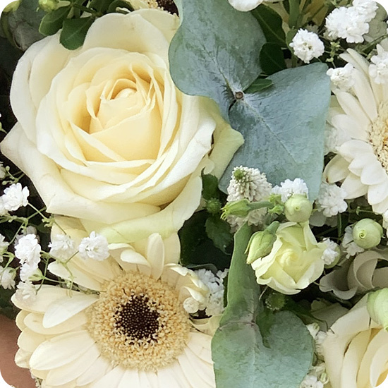 Bouquet blanc Angélique