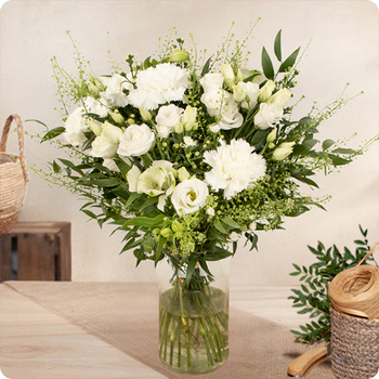 Bouquet blanc Candide