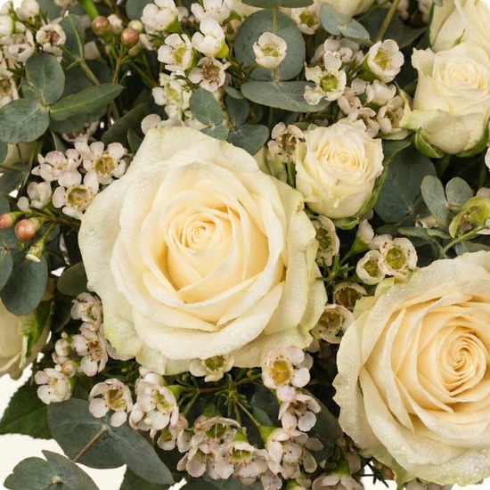 Bouquet blanc Coton