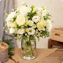 Bouquet Blanc perle