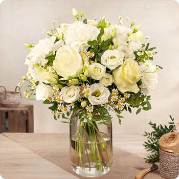 Bouquet Blanc perle