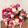 Jolies roses dans un camaïeu de roses