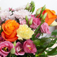 Bouquet de fleurs champêtre Coline avec de la rose