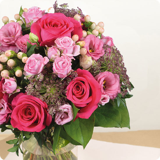 Bouquet Charme en rose 