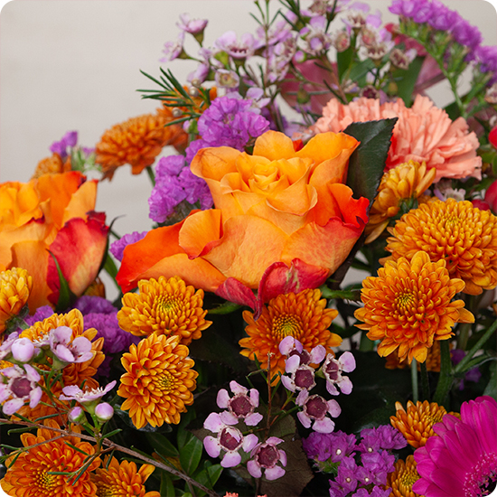 Grâce à notre réseau de fleuristes, nous livrons partout en France, 7j/7, même les jours fériés, et en seulement 4 heures.