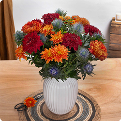 Bouquet de fleurs Mexico  avec des varétés de chrysanthèmes