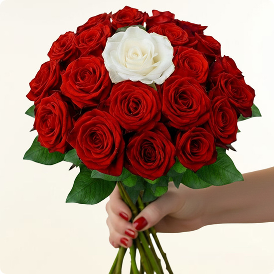 Bouquet de roses Amour Passion