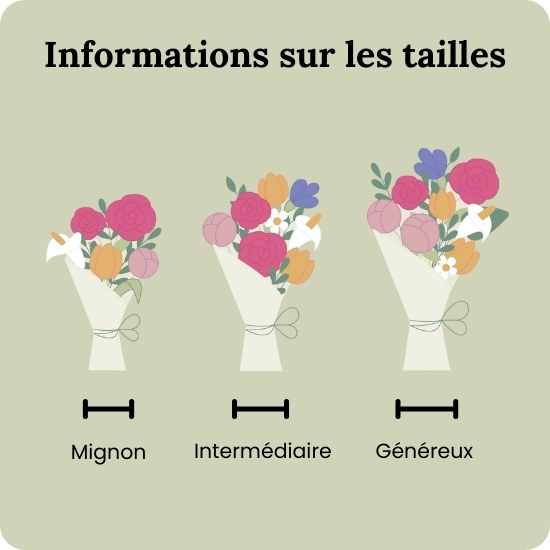Bouquet de roses Guimauve
