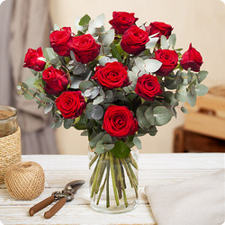 Bouquet de roses rouges