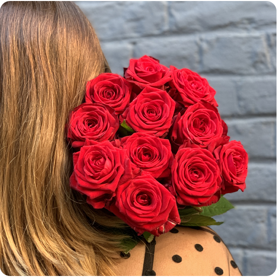 Bouquet de roses rouges - Livraison de fleurs | 123Fleurs