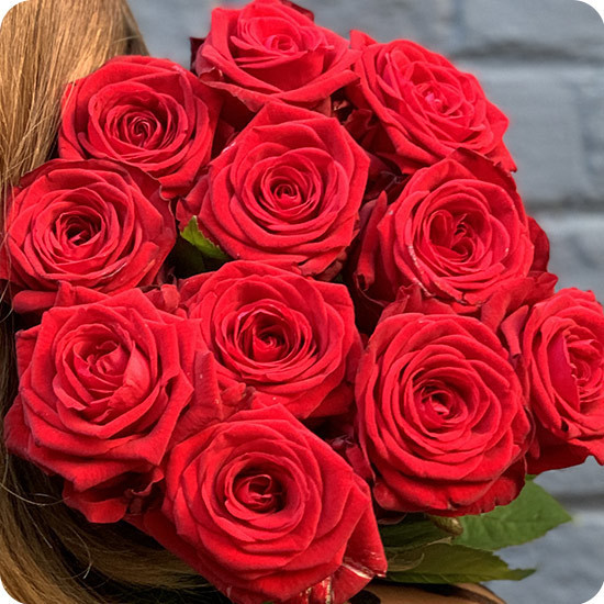 Bouquet de roses rouges