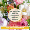 Bouquet de fleurs fraiches livrées aujourd'hui