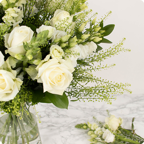 Bouquet Deuil Pur Cristal 