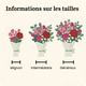 Bouquet Douceur de roses composé de roses rouges, roses fushia et eucalyptus – création florale artisanale 123fleurs