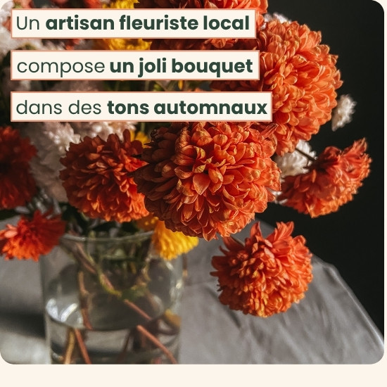 Bouquet du fleuriste automne