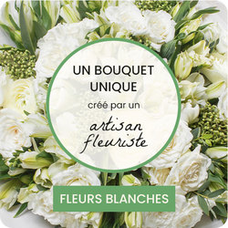 Fleurs blanches - Livraison de bouquets blancs | 123fleurs