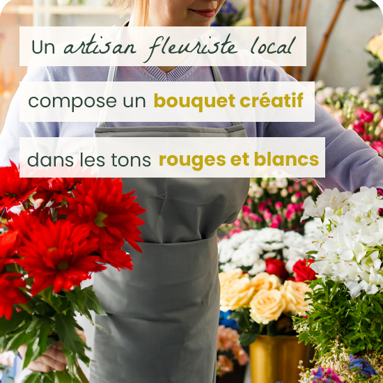 Bouquet du fleuriste de l'avent - spécial concours de l'avent
