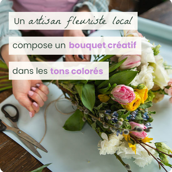 Bouquet du fleuriste spécial fête des Grands-Mères