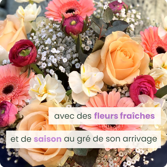 Bouquet du fleuriste spécial fête des Grands-Mères