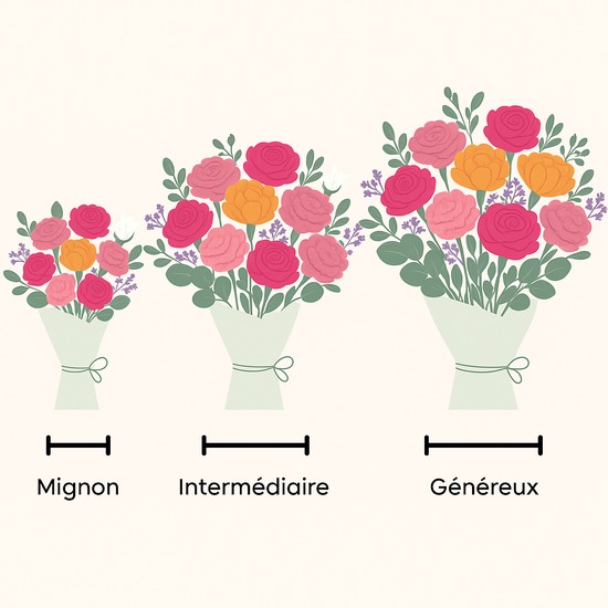 Bouquet du fleuriste spécial fête des Grands-Mères