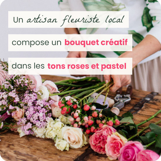 Bouquet du fleuriste Fête des Mères 